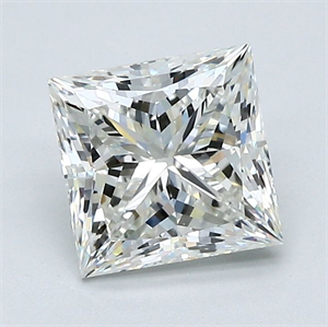 Picture of Natural Diamond 1.83 Carats, Princess with  Cut, I Color, VS1 Clarity and Certified by GIA