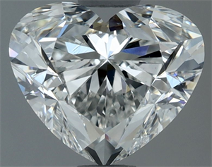 Picture of Natural Diamond 1.50 Carats, Heart with  Cut, H Color, VS2 Clarity and Certified by GIA