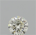 Diamante Natural 0.54 quilates, Redondo , Color L, claridad VVS1 y certificado GIA