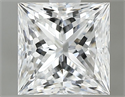 Diamante Natural 0.91 quilates, Princesa , Color D, claridad VVS2 y certificado GIA