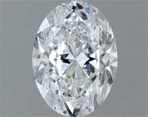 Picture of Natural Diamond 1.30 Carats, Oval with  Cut, D Color, SI2 Clarity and Certified by GIA