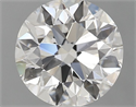 Natural Diamond 0.80 Carats, Round with Excellent Cut, F Color, VS2 Clarity and Certified by GIA