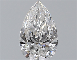 Picture of Natural Diamond 0.51 Carats, Pear with  Cut, E Color, VS2 Clarity and Certified by GIA