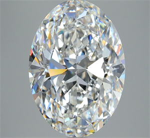 Foto Diamante Natural 4.14 quilates, Ovalado , Color E, claridad VS2 y certificado GIA de