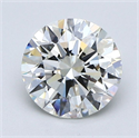 Diamante Natural 1.68 quilates, Redondo , Color I, claridad VS2 y certificado GIA