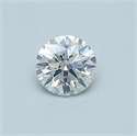 Natural Diamond 0.44 Carats, Round with Very Good Cut, E Color, SI2 Clarity and Certified by GIA