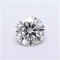 Lab Grown Diamond 1.19 Carats, Round with Ideal Cut, F Color, VVS2 Clarity and Certified by IGI