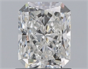 Natural Diamond 1.22 Carats, Radiant with  Cut, F Color, SI1 Clarity and Certified by GIA