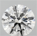 Lab Grown Diamond 4.07 Carats, Round with Ideal Cut, F Color, VVS1 Clarity and Certified by IGI