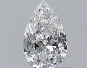 Foto Diamante Natural 0.43 quilates, De pera , Color D, claridad VS1 y certificado GIA de
