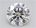 Lab Grown Diamond 3.02 Carats, Round with Excellent Cut, E Color, VVS2 Clarity and Certified by GIA