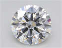 Lab Grown Diamond 3.02 Carats, Round with Excellent Cut, E Color, VVS2 Clarity and Certified by GIA