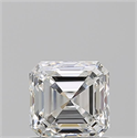 Diamante Natural 1.01 quilates, Asscher , Color H, claridad VVS2 y certificado GIA