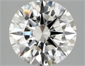 Lab Grown Diamond 3.06 Carats, Round with Ideal Cut, F Color, VVS2 Clarity and Certified by IGI