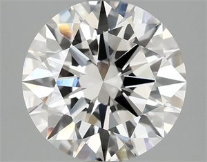 Picture of Lab Grown Diamond 3.06 Carats, Round with Ideal Cut, F Color, VVS2 Clarity and Certified by IGI