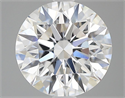 Lab Grown Diamond 2.02 Carats, Round with Excellent Cut, E Color, VVS2 Clarity and Certified by IGI