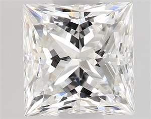 Foto Diamante Natural 0.56 quilates, Princesa , Color F, claridad VVS1 y certificado GIA de