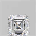 Diamante Natural 1.20 quilates, Asscher , Color E, claridad VS1 y certificado GIA