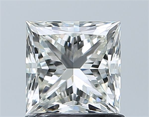 Picture of Natural Diamond 1.01 Carats, Princess with  Cut, H Color, VVS1 Clarity and Certified by IGI