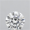 Lab Grown Diamond 1.09 Carats, Round with Ideal Cut, D Color, VVS2 Clarity and Certified by IGI
