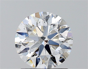 Picture of Lab Grown Diamond 1.43 Carats, Round with Ideal Cut, D Color, VVS2 Clarity and Certified by IGI