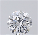 Diamante Natural 0.51 quilates, Redondo , Color E, claridad SI1 y certificado GIA