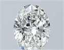 Natural Diamond 0.70 Carats, Oval with  Cut, G Color, VS1 Clarity and Certified by GIA