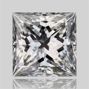 Foto Diamante Natural 1.01 quilates, Princesa , Color G, claridad VS2 y certificado GIA de