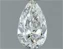 Natural Diamond 0.50 Carats, Pear with  Cut, H Color, VS2 Clarity and Certified by IGI