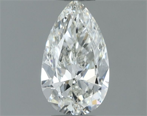 Picture of Natural Diamond 0.50 Carats, Pear with  Cut, H Color, VS2 Clarity and Certified by IGI