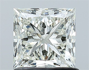 Foto Diamante Natural 1.02 quilates, Princesa , Color I, claridad IF y certificado IGI de
