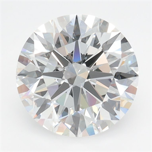 Picture of Lab Grown Diamond 2.36 Carats, Round with Ideal Cut, D Color, IF Clarity and Certified by IGI