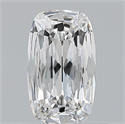 Natural Diamond 0.51 Carats, Cushion with  Cut, D Color, VS1 Clarity and Certified by GIA