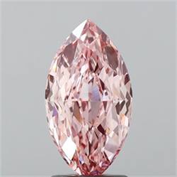 Picture of Lab Grown Diamond 2.13 Carats, Marquise with  Cut, Fancy Intense Pink Color, VS1 Clarity and Certified by IGI
