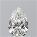 Natural Diamond 0.72 Carats, Pear with  Cut, H Color, VS2 Clarity and Certified by GIA