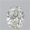 Natural Diamond 1.71 Carats, Oval with  Cut, J Color, VS2 Clarity and Certified by GIA