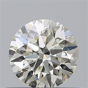 Picture of Natural Diamond 0.40 Carats, Round with Excellent Cut, L Color, VVS1 Clarity and Certified by GIA