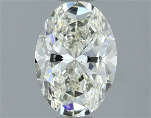 Picture of Natural Diamond 1.00 Carats, Oval with  Cut, J Color, VS2 Clarity and Certified by IGI