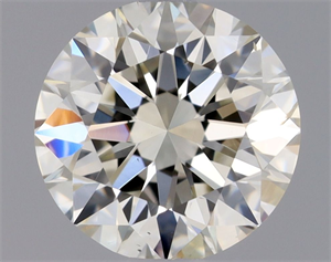 Picture of Natural Diamond 0.70 Carats, Round with Excellent Cut, L Color, SI1 Clarity and Certified by GIA