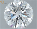 Lab Grown Diamond 1.42 Carats, Round with Ideal Cut, E Color, VS1 Clarity and Certified by IGI