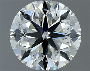 Picture of Natural Diamond 0.80 Carats, Round with Very Good Cut, H Color, VVS2 Clarity and Certified by IGI