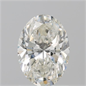 Natural Diamond 1.20 Carats, Oval with  Cut, J Color, SI2 Clarity and Certified by GIA