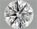 Lab Grown Diamond 1.30 Carats, Round with Excellent Cut, D Color, VS1 Clarity and Certified by IGI