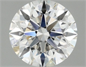 Del inventario de diamantes de laboratorio, 1.53 quilates, Redondo , Color F, claridad VVS2 y certificado IGI