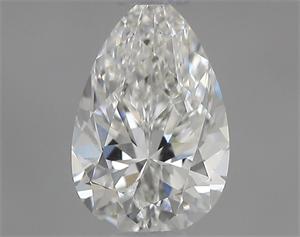 Picture of Natural Diamond 0.45 Carats, Pear with  Cut, H Color, VS2 Clarity and Certified by GIA