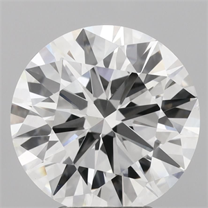 Picture of Lab Grown Diamond 4.05 Carats, Round with Excellent Cut, E Color, VS1 Clarity and Certified by IGI