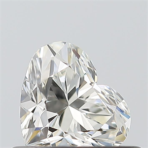 Foto Diamante Natural 0.42 quilates, Corazón , Color J, claridad VVS1 y certificado GIA de