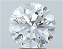 Natural Diamond 3.01 Carats, Round with Excellent Cut, E Color, SI2 Clarity and Certified by GIA