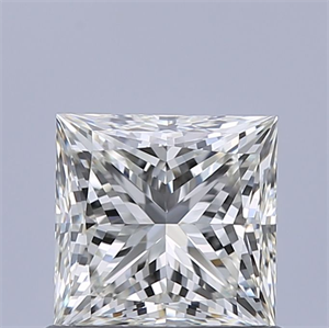 Picture of Natural Diamond 0.81 Carats, Princess with  Cut, J Color, VVS1 Clarity and Certified by GIA
