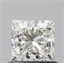 Diamante Natural 0.70 quilates, Princesa , Color I, claridad SI1 y certificado GIA